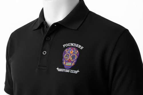 Black Polo - White Font