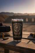 Founders Shooting Club Tumbler Lifestyle Mockup